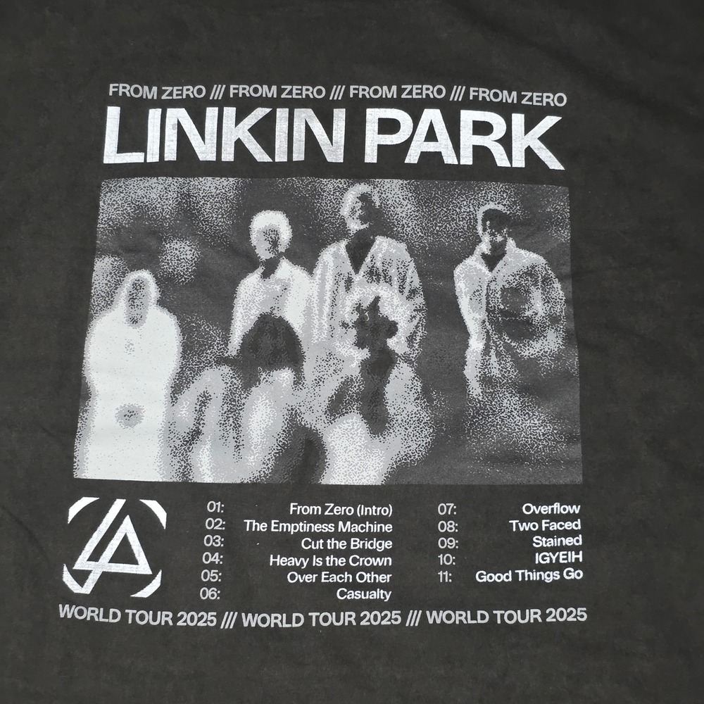 Linkin Park - From Zero 2025 Worlld Tour Tee - Men's/unisex Size XL - Picture 4 of 5